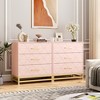 Whizmax Dresser for Bedroom with 3 Drawer, Modern Dressers Chest of Drawers, with Wide Drawers and Metal Handles for Living Room Hallway, Entryway - 3 of 4