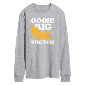 Men's - Instant Message - Dog Oooh Big Stretch Long Sleeve Graphic T-Shirt - 1 of 4