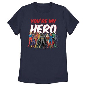 Women's Justice League You’re My Hero Squad T-Shirt - 1 of 4