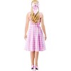 Rubies Barbie Movie Perfect Day Womens Pink Gingham Dress Costume - 2 of 4