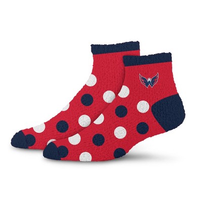 NHL Washington Capitals Dotty Fuzzy Socks - One Size Fits Most