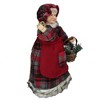 Northlight 16" Country Mrs Claus with Basket and Gift Christmas Figure - 3 of 4