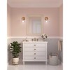 Progress Lighting Quillan One-Light Vanity Light, Gold Ombre, Wall Light, Clear Glass Shade - 2 of 3
