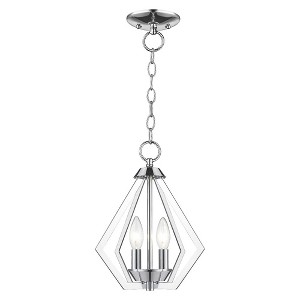 Livex Lighting Prism 2 - Light Chandelier in  Polished Chrome - 1 of 2