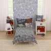 NoJo Star Wars Welcome to the Galaxy Navy and Gray Princess Leia, R2-D2, Chewbacca, and C-3PO Super Soft Toddler Blanket - 4 of 4