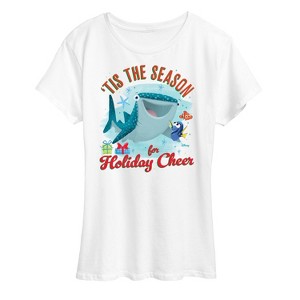 Women's - Finding Dory - Tis the Season for Holiday Cheer Short Sleeve Graphic T-Shirt - 1 of 4