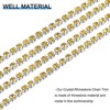 Unique Bargains DIY Bag Clothing Decoration Crystal Rhinestone Sew on Close Claw Chain Trim - 3 of 4