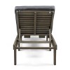 Kumasinova Acacia Wood Chaise Lounge,Beach Chair with Cushion,Padded Lounge Chair Outdoor for Poolside,Deck&Lawn,Outdoor Furniture - 3 of 4