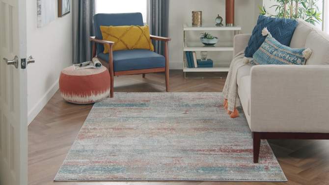 Nourison Rustic Textures Painterly Indoor Area Rug, 2 of 11, play video