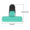 Unique Bargains Plastic Stainless Steel Storage Clips for Food Bag Sealing Paper File Photo 5 Pcs - 2 of 4
