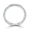 Pompeii3 3/8 cttw Diamond Infinity Eternity Wedding Ring Stackable Band 14k White Gold - 2 of 4