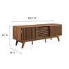 Modway Iterate 59" TV Stand – Mid-Century Modern Entertainment Console with Fluted Doors, Storage Cabinets & Cable Ports - 3 of 4