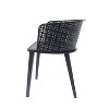 PAGED Patio Dining Chairs Set of 2 Minimalist Style Patio Chairs with Clean and Precise Lines for Backyard, Patio - 4 of 4
