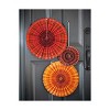 tag Autumn Plaid Paper Fan Decor Set Of 3 - 2 of 3