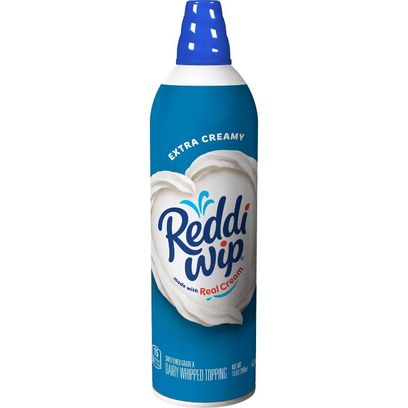 Reddi-wip Extra Creamy Whipped Dairy Cream Topping - 13oz, 1 of 6