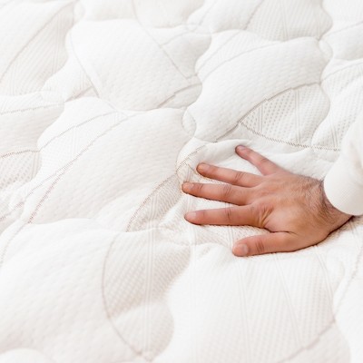 Twin White Down Alternative Copper Infused Mattress Pad