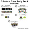 Big Dot of Happiness 80’s Retro - Totally 1980s Party Favors and Cupcake Kit - Fabulous Favor Party Pack - 100 Pieces - 2 of 4