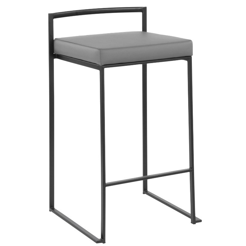 Set of 2 26" Fuji Contemporary Counter Height Barstools - LumiSource, 3 of 15