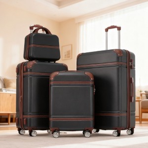 KWPZQEB 4-Piece Luggage Set (20/24/28), Hardshell Suitcases With Spinner Wheels & TSA Lock, W/Cosmetic Case, - 1 of 4