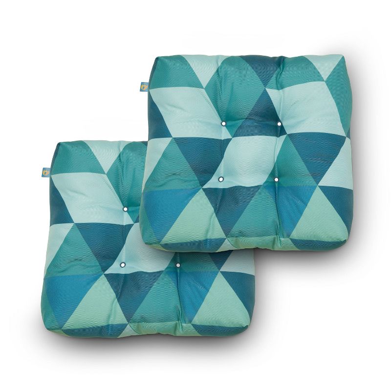 2pk Water-Resistant Indoor/Outdoor Seat Cushions - Duck Covers, 1 of 7