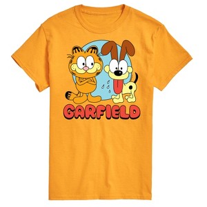Men's - Garfield - Garfield Odie Doodle Short Sleeve Graphic T-Shirt - 1 of 4