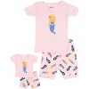 Leveret Girl and Doll Matching Cotton Short Pajamas - 2 of 4