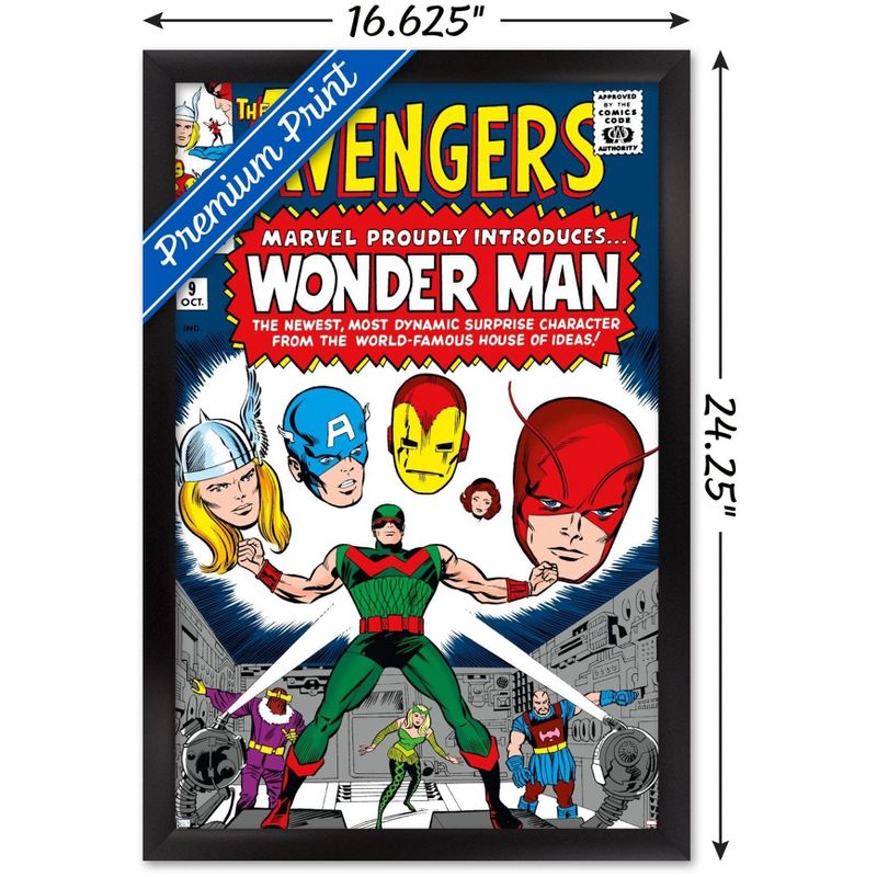 Trends International Marvel Comics Avengers - Avengers #9 Framed Wall Poster Prints, 3 of 7