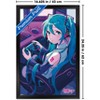 Trends International Hatsune Miku - Game Night Framed Wall Poster Prints - 3 of 4