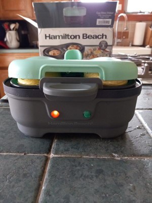 Hamilton Beach Eggbites 2-Egg Grey and Yellow Egg Bite and Poached Egg Maker  25505 - The Home Depot