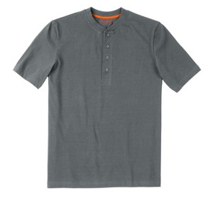 Boulder Creek by KingSize Men's Big & Tall Heavyweight Short-Sleeve Henley Shirt - 1 of 4