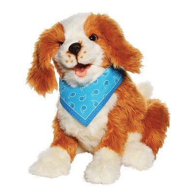 Freckled Pup Brown and White Interactive Companion Pet