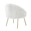 Inspired Home Ana Lux Fur Accent Chair - 4 of 4