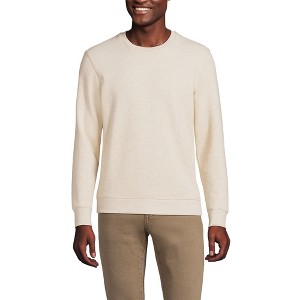 Lands' End Men's Long Sleeve Serious Sweats Crewneck Sweatshirt - 1 of 4