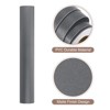 Unique Bargains Wallpaper, Peel and Stick Wallpaper Contact Paper Solid Color Vinyl Self-Adhesive Wall Paper Decorative Dark Grey 590" x 15.7" - 3 of 4