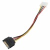 Sanoxy SATA Power Male to Molex Female Adapter Converter Cable 6 Inch 4-Pin 15-Pin - 3 of 3