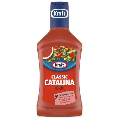 Kraft Classic Catalina Dressing, 16 fl oz Bottle, Pack of 2