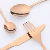 REGALWOVEN Stainless Steel Flatware Set 1 Set 4 Pcs - 3 of 4