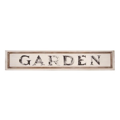Transpac Wood/MDF Long Garden Wall Decor Home Decorations Spring