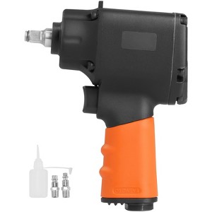VEVOR Air Impact Wrench, 3/8-Inch Drive Air Impact Gun, Up to 690ft-lbs Nut-busting Torque, Lightweight Pneumatic Impact Wrench,Orange - 1 of 4
