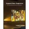 120-inch Portable Projector Screen, 4K HD 16:9, Wrinkle-Free and Foldable for Indoor and Outdoor, Home Theater and Backyard - 3 of 4