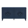 TIRAMISUBEST 4-door sideboard with French-Inspired,Suitable for Living Rooms, Entrance and Study Rooms - 3 of 4
