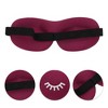 Unique Bargains Eyelash Pattern 3D Eye Mask 1 Pc - 3 of 4