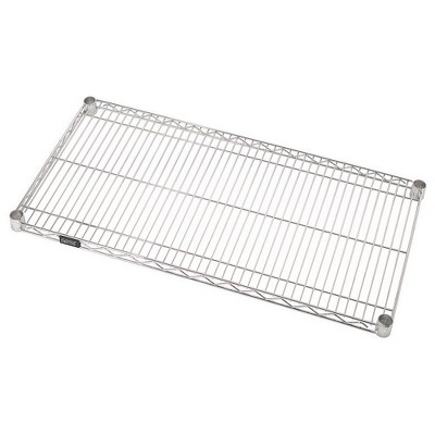 Quantum Storage Systems Wire Shelf, 48"W X 18"D, 600 - 800 Lb. Capacity, Chrome Plated Finish, Nsf