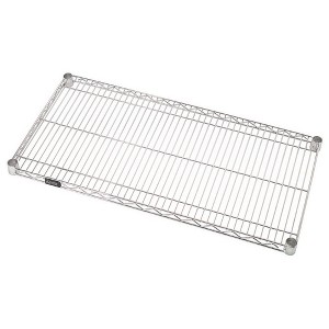 Quantum Storage Systems Wire Shelf, 48"W X 18"D, 600 - 800 Lb. Capacity, Chrome Plated Finish, Nsf - 1 of 1
