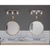 Progress Lighting Calhoun 3-Light Bath Vanity, Steel, Antique Bronze, Clear Glass Shade - 2 of 4