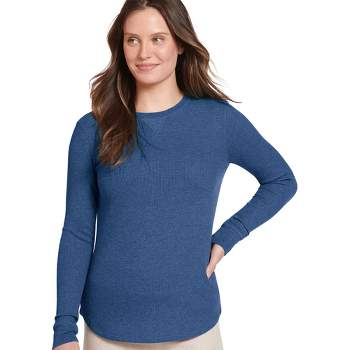 Women's Thermal Underwear Teal Blue Casual Plain null Long Sleeve - Walmart .com