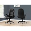 TiramisuBest Black Faux Leather Gaming - style Ergonomic Office Chair, Adjustable Height, 360¡ã Swivel, Assembly Required - 4 of 4