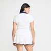 Lands' End Women's Short Sleeve Pique Johnny Collar UPF 50 Rash Guard - 2 of 4