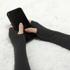 INSPIRE CHIC Winter Warmers Fingerless Thumbhole Knitted Party Costume Gloves - 3 of 4