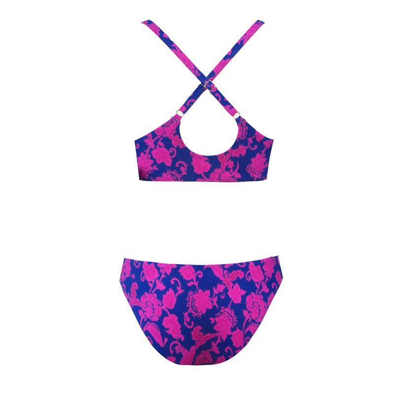 Women's Floral Knot Bunny Tie Bikini Set Swimsuit - Cupshe, 2 of 10